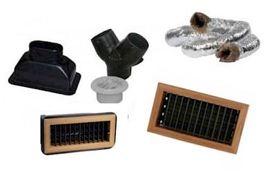 Webasto Air Duct Kit Teak (12000-16000 BTU)